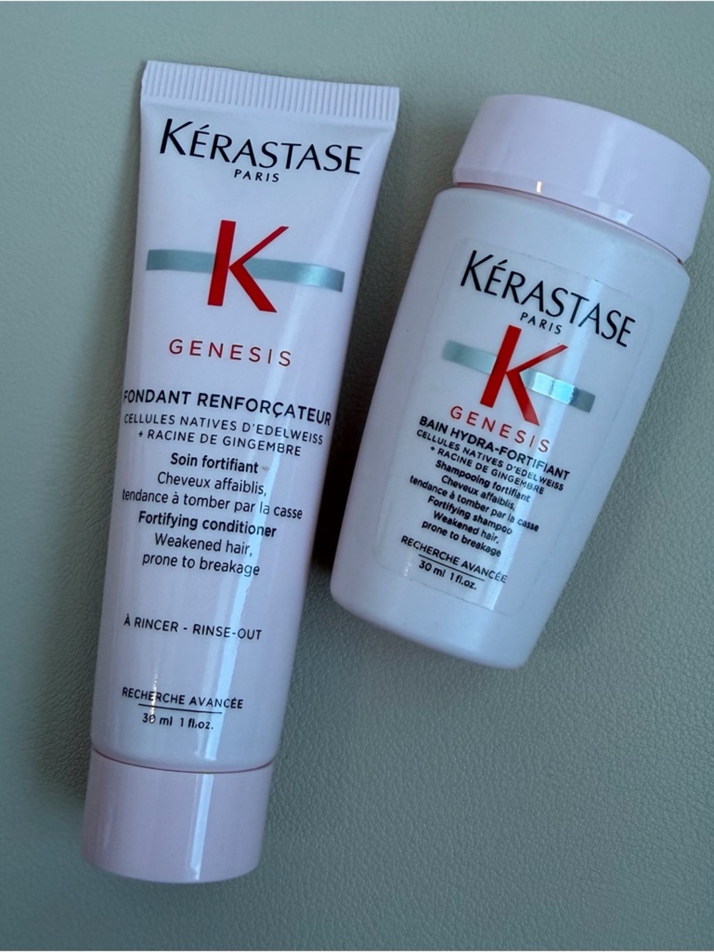 Kerastase Genesis Shampoo And Conditioner Travel Size 1 Oz
